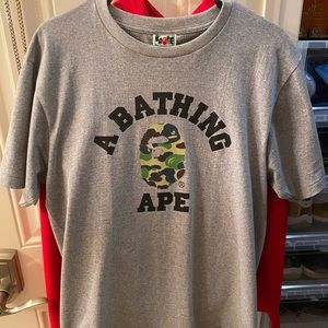Bape shirt size Large used